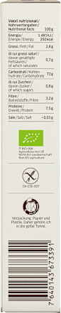 Nudeln, Lasagne aus Vollkornreis, glutenfrei, 250 g