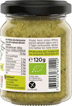 Pesto, alla Genovese mit Pinienkernen, 120 g