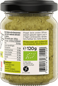 Pesto, alla Genovese mit Pinienkernen, 120 g