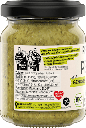 Pesto, alla Genovese mit Pinienkernen, 120 g