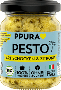 Pesto, artisjokken &amp; citroen, 120 g