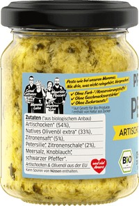 Pesto, Artischocken & Zitrone, 120 g