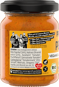 Pesto, Calabrese mit Paprika, vegan, 120 g