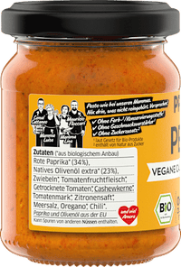 Pesto, Calabrese mit Paprika, vegan, 120 g