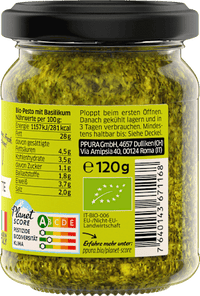 Pesto, ital. Basilikum & Limette, 120 g