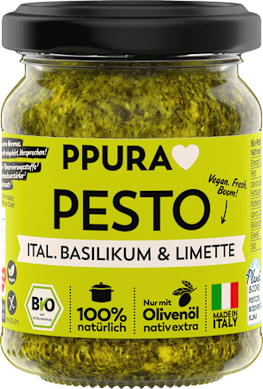 Pesto, ital. Basilikum & Limette, 120 g