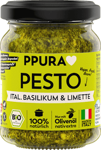 Pesto, ital. Basilikum & Limette, 120 g