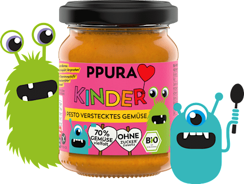 Pesto mit Gemüse für Kinder, 120 g