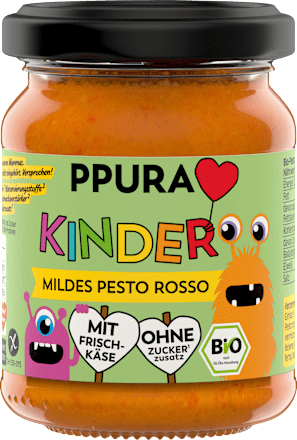 Pesto, Rosso mild für Kinder, 120 g