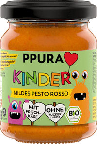 Pesto, Rosso mild für Kinder, 120 g