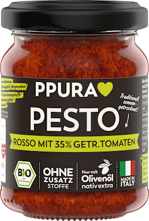 Pesto, Rosso mit 35 % getrocknete Tomaten, 120 g