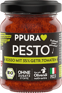 Pesto, Rosso mit 35 % getrocknete Tomaten, 120 g