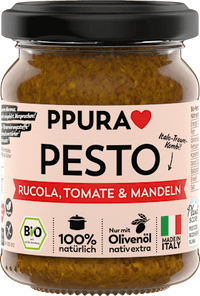 Pesto, rucola, tomaat &amp; amandelen, 120 g