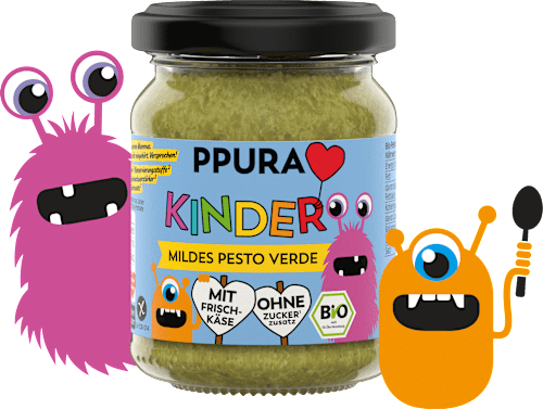 Pesto, milde groene pesto voor kinderen, 120 g