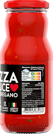 Pizzasauce mit Oregano, 350 g