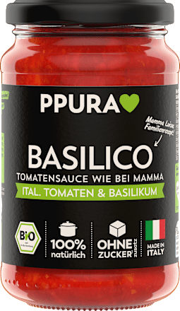 Tomatensauce, Basilico, ital. Tomaten & Basilikum, 340 g