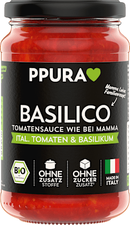 Tomatensauce, Basilico, ital. Tomaten & Basilikum, 340 g