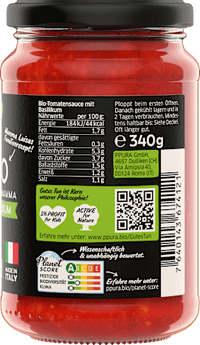 Tomatensauce, Basilico, ital. Tomaten & Basilikum, 340 g