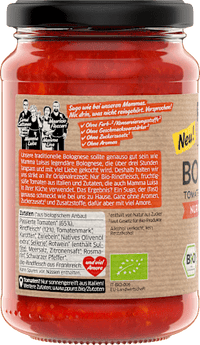 Tomatensauce, Bolognese mit Rindfleisch, 340 g