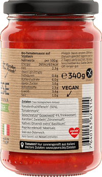 Tomatensauce, Bolognese, vegan, 340 g