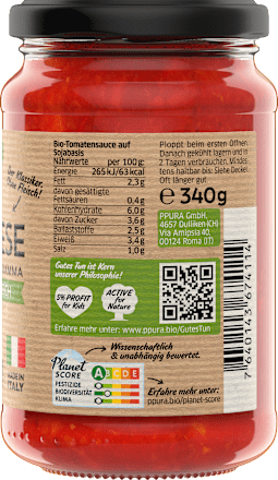 Tomatensauce, Bolognese, vegan, 340 g