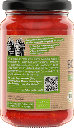 Tomatensauce, Bolognese, vegan, 340 g