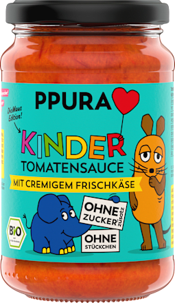 Tomatensauce mit cremigem Frischkäse für Kinder, 340 g