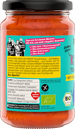 Tomatensauce mit cremigem Frischkäse für Kinder, 340 g
