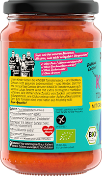 Tomatensauce mit cremigem Frischkäse für Kinder, 340 g