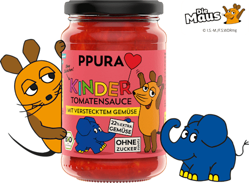 Tomatensauce mit Gemüse für Kinder, 340 g