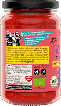 Tomatensauce mit Gemüse für Kinder, 340 g