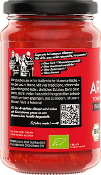 Tomatensoße, Arrabbiata, fruchtige Tomaten & Chili, 340 g