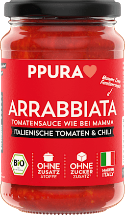 Tomatensoße, Arrabbiata, fruchtige Tomaten & Chili, 340 g