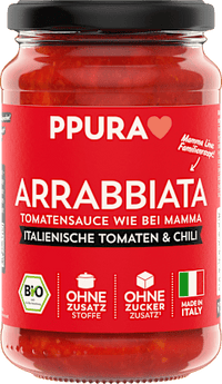 Tomatensoße, Arrabbiata, fruchtige Tomaten & Chili, 340 g