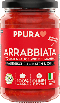 Tomatensoße, Arrabbiata, fruchtige Tomaten & Chili, 340 g