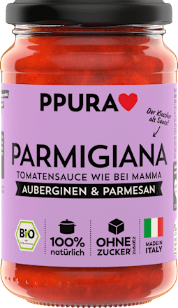 Tomatensaus, Parmigiana, aubergine &amp; Parmezaanse kaas, 340 g