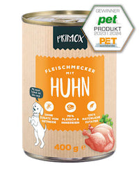 Nat hondenvoer kip, 400 g
