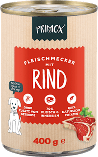 Nat hondenvoer rundvlees, 400 g