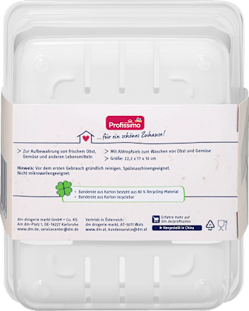 2-in-1 koelkastorganizer met deksel, 1 stuk