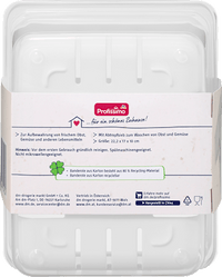 2-in-1 koelkastorganizer met deksel, 1 stuk