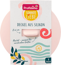 Abdeckung Schalen Silikon rosè Sommerliebe, 1 St