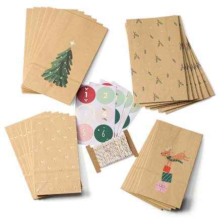 Adventskalender tassenset, 1 stuk