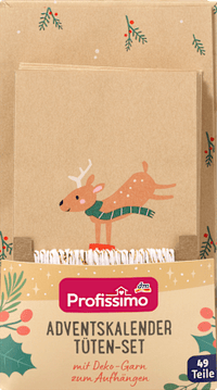 Adventskalender tassenset, 1 stuk