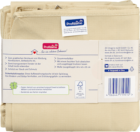 Opbergzak met rits, 1 stuk