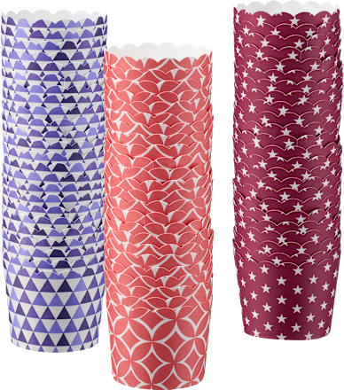Bak- en dessertvormpjes, 24 stuks