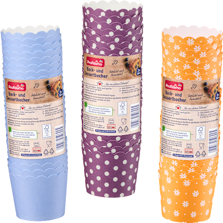 Bak- en dessertvormpjes, 24 stuks
