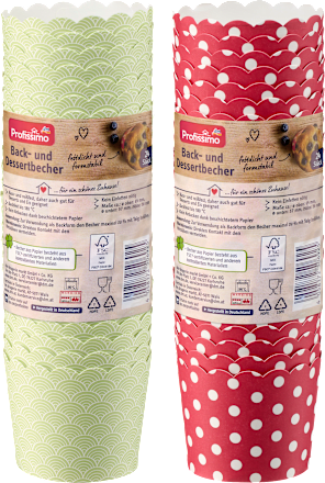 Bak- en dessertvormpjes, 24 stuks