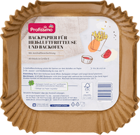 Backpapier für Heißluftfritteuse und Backofen Gr. S, 40 St
