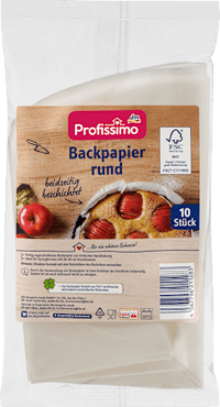 Bakpapier rond, 10 stuks
