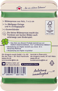Blütenpresse, 1 St